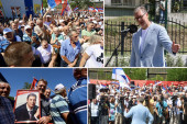 Vučić u Prijepolju, sačekao ga veliki broj ljudi: Ostavio mikrofon i sišao među narod, da sasluša svačiju muku! (FOTO/VIDEO)