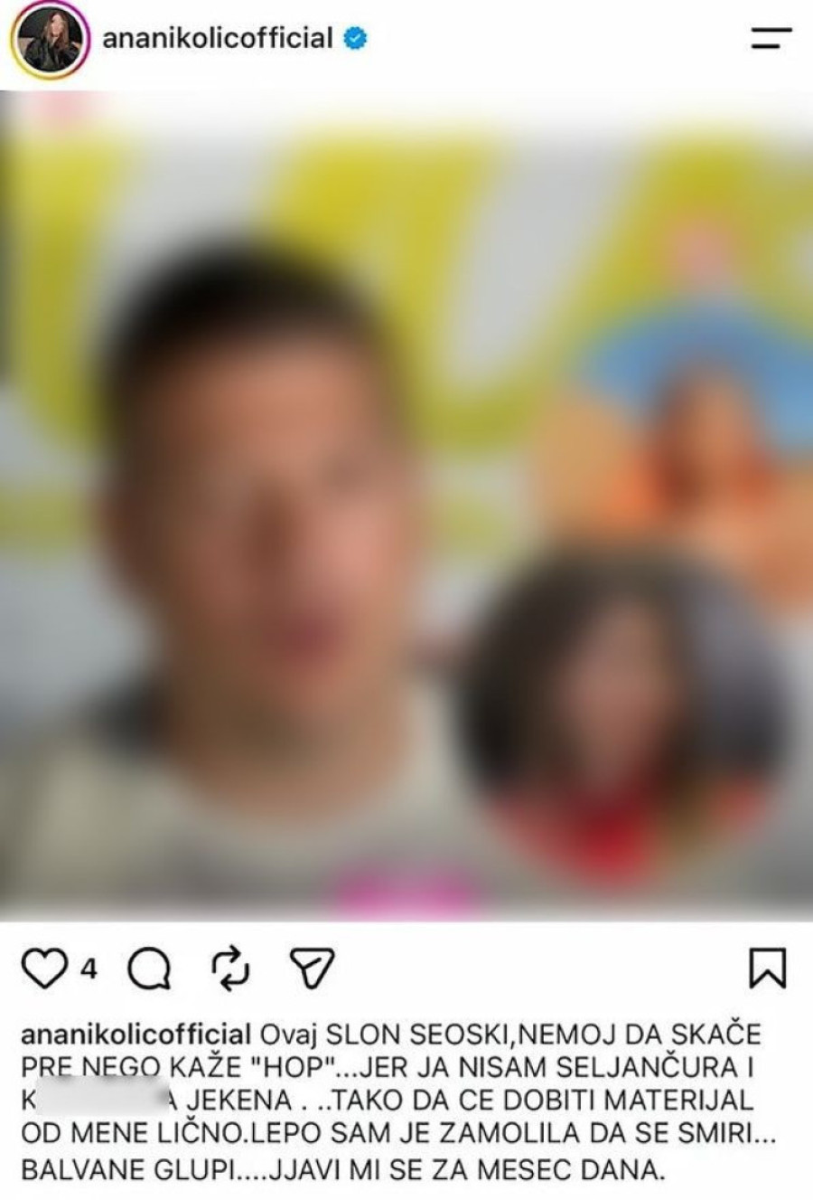 "Lepo sam je zamolila da se smiri!" Ana Nikolić zagrmela na Jelenu - tek Radanovića kako je nazvala (FOTO)