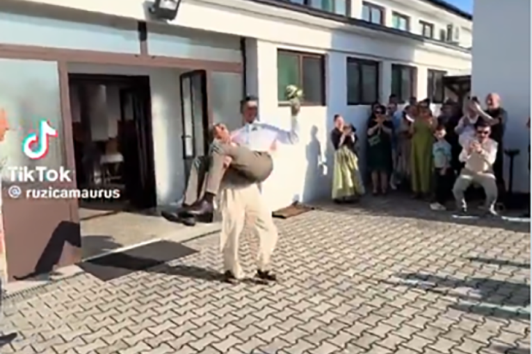 Snimak sa venčanja u Hrvatskoj zapalio mreže: Mlada napravila potez koji niko nije očekivao (VIDEO)