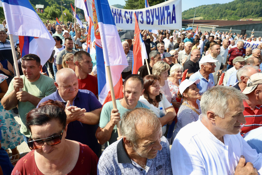 Vučić obilazi radove na izgradnji brane sa akumulacijom Svračkovo na reci Veliki Rzav (VIDEO)