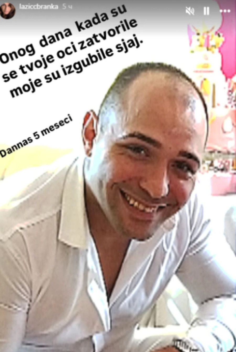 "Prošlo je pet meseci..." Potresna poruka majke Darka Lazića mnoge je rasplakala (FOTO)