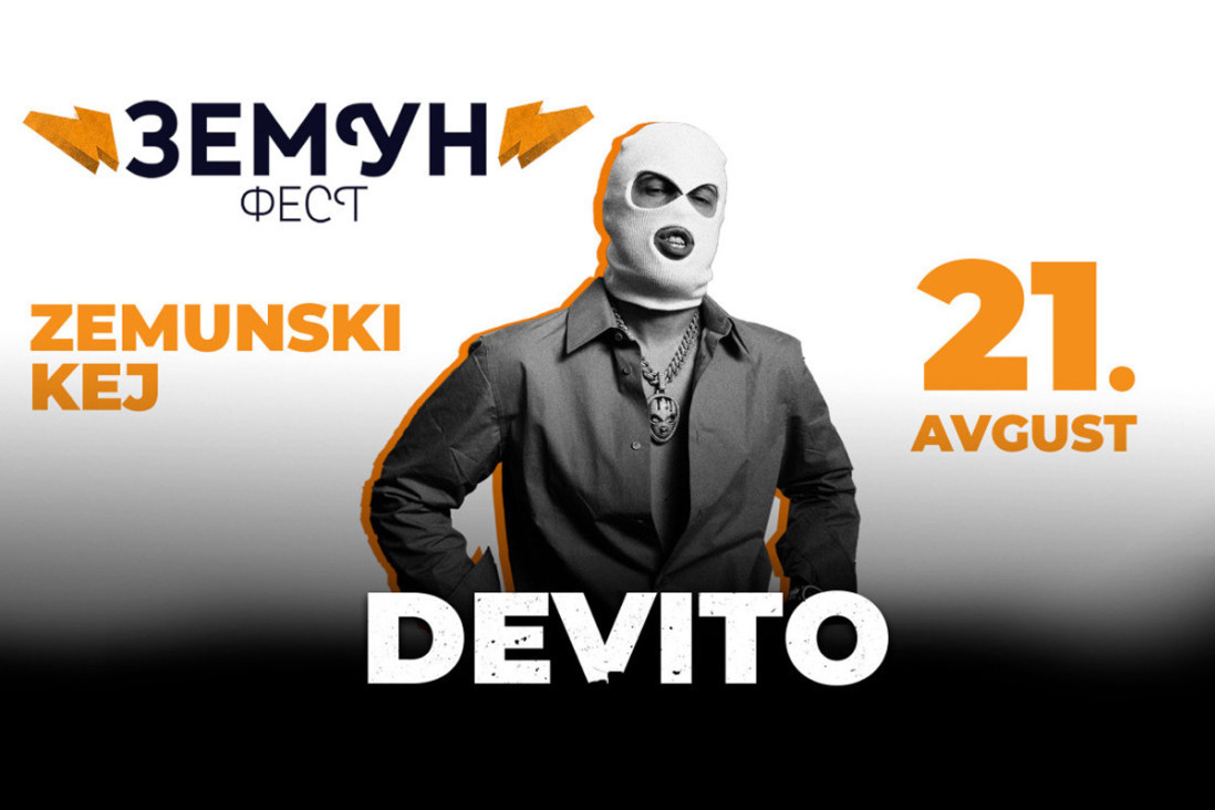 Devito stiže na Zemun Fest! Njegov hit "Rokenrolla" ima 10 miliona pregleda, a evo kad on nastupa na Keju