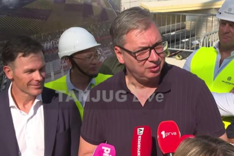 Vučić sa Li Mingom obilazi gradilište Ekspa u Surčinu