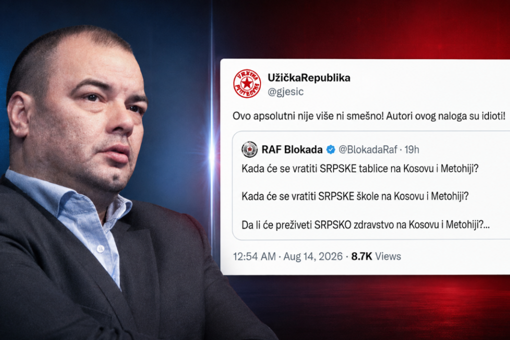 Juče im smetalo „srpski“, danas ga pišu velikim slovima: Blokaderi se ponovo obrukali, Ješić ih nazvao idiotima