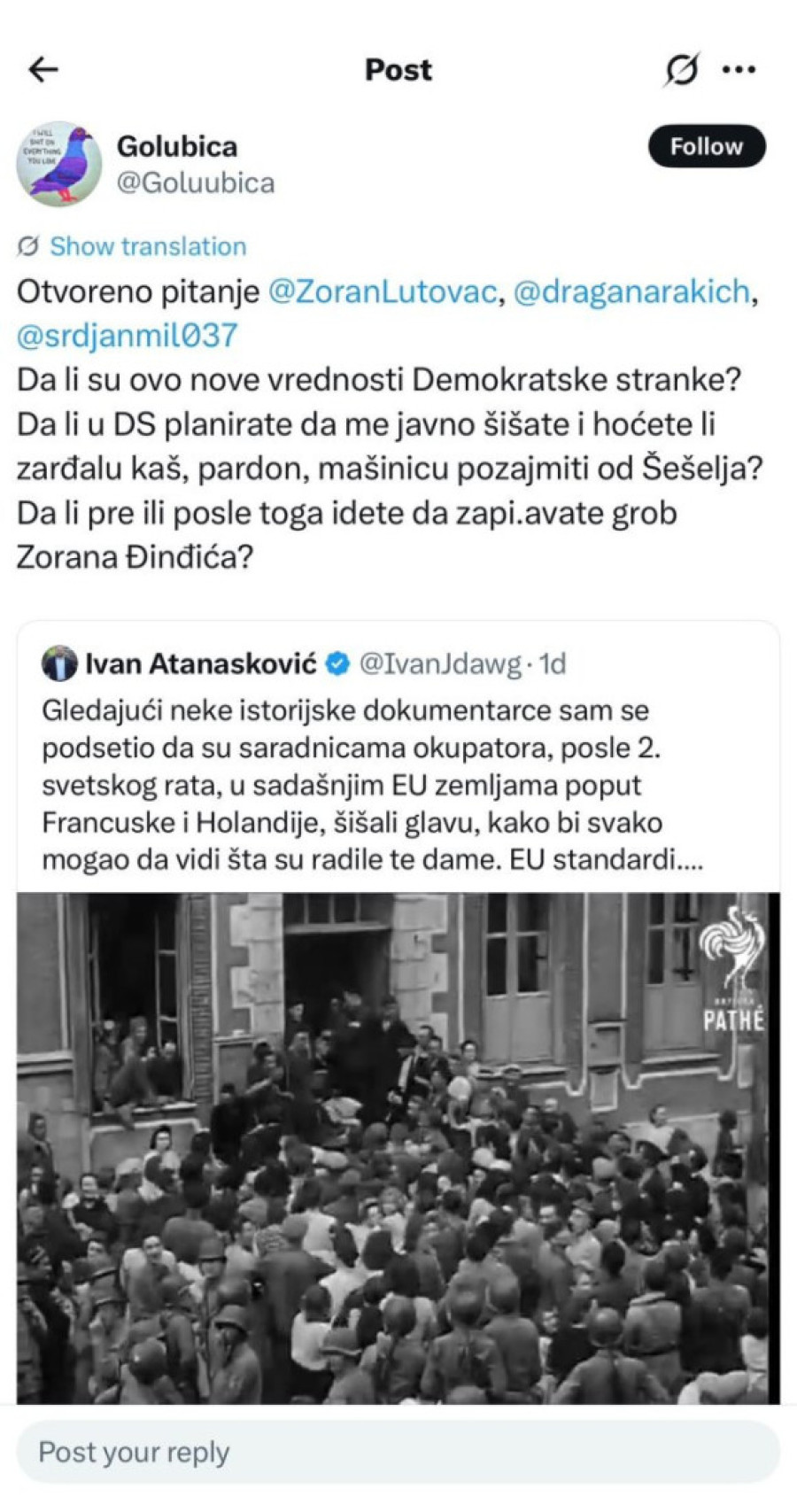 Udario svoj na svoga! Poruka o šišanju žena izazvala potres u Demokratskoj stranci -  ne zna se ko koga više pljuje (FOTO)