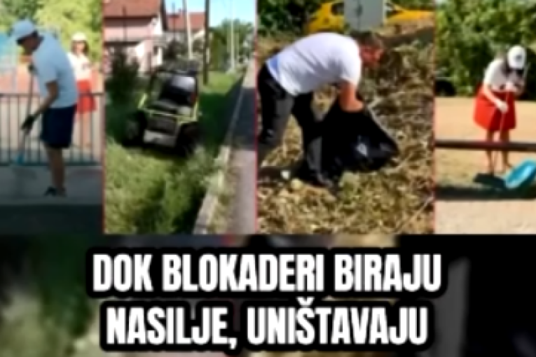 Dok jedni ruše, drugi grade! Aktivisti SNS pokazuju svakoga dana kako se brine o prestonici (VIDEO)