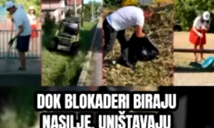 Dok jedni ruše, drugi grade! Aktivisti SNS pokazuju svakoga dana kako se brine o prestonici (VIDEO)