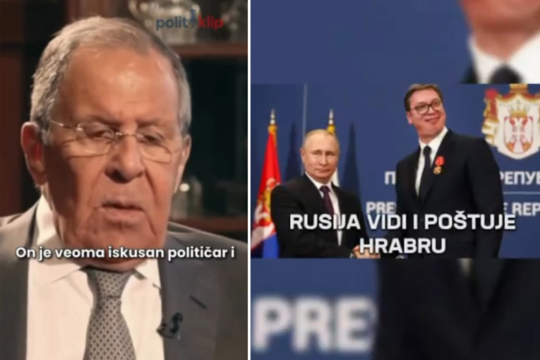 Rusija poštuje nezavisnu politiku Srbije - Lavrov: Vučić hrabro trpi pritisak Evropske unije (VIDEO)