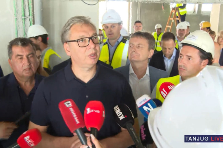 Predsednik Vučić obilazi radove na GAK Višegradska: Sve bi trebalo da bude gotovo do marta 2028! (FOTO/VIDEO)