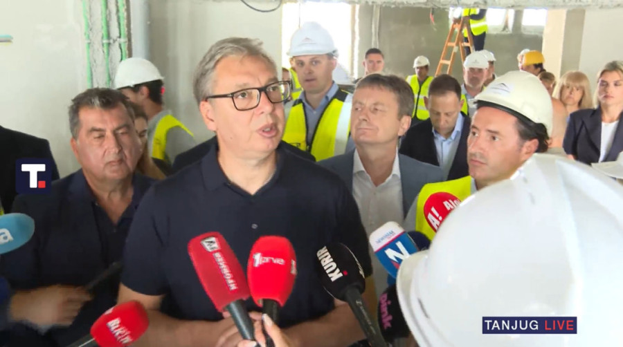 Predsednik Vučić obilazi radove na GAK Višegradska: Sve bi trebalo da bude gotovo do marta 2028! (FOTO/VIDEO)