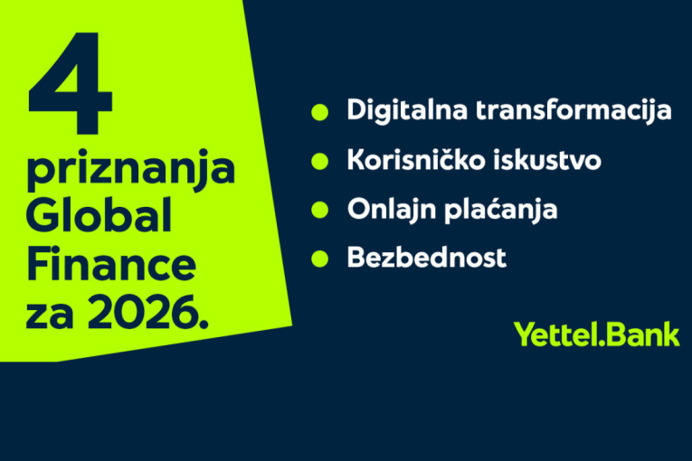 Nižu se priznanja: Još četiri svetske nagrade za Yettel Bank