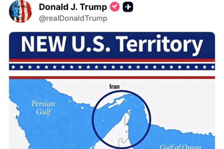 Nova provokacija za Iran: Tramp objavio mapu i nazvao Ormuski moreuz "novom američkom teritorijom"