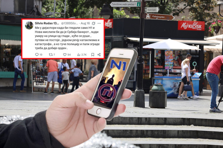 “Mi u dijaspori kada bi gledali samo N1 i Novu mislili bi da je u Srbiji kataklizma” Precizna dijagnoza blokaderskih medija u jednom tvitu