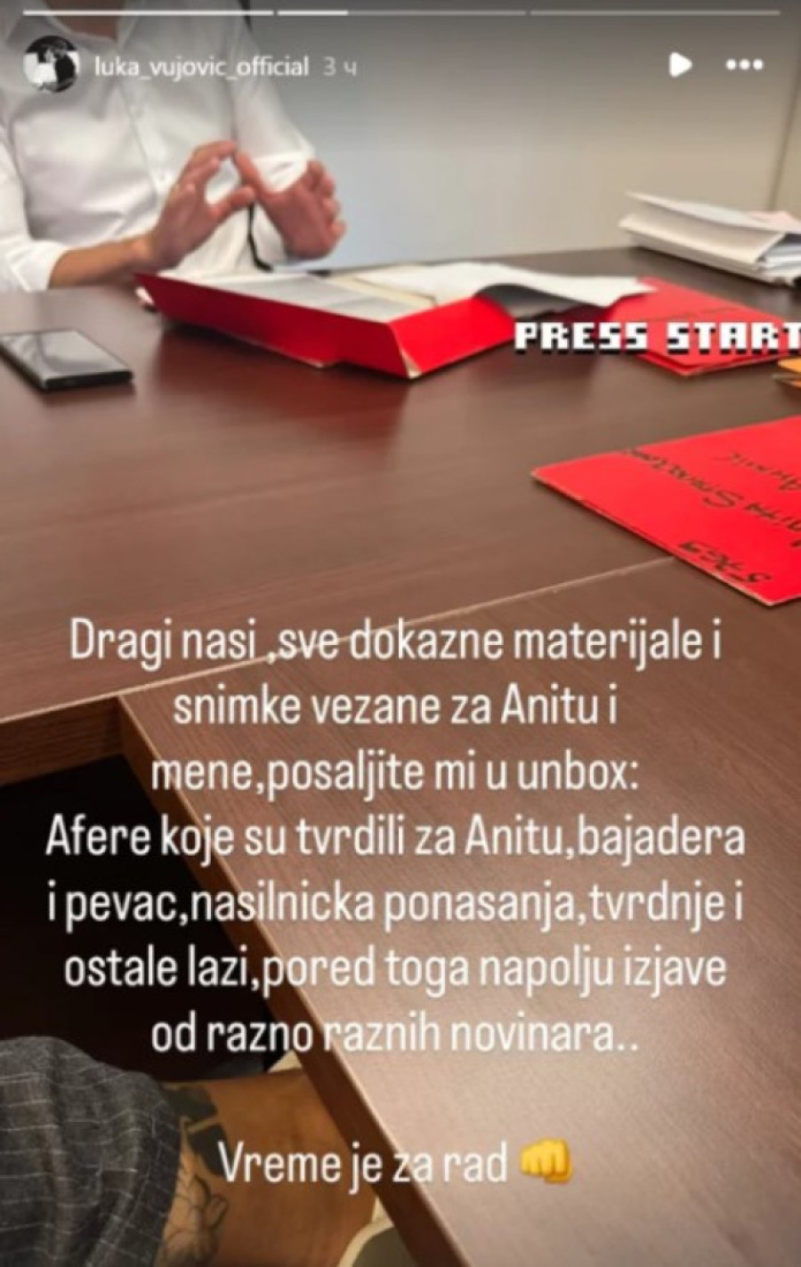 Trudna Anita i Luka spremaju tužbe: "Vreme je za rad..." (FOTO)