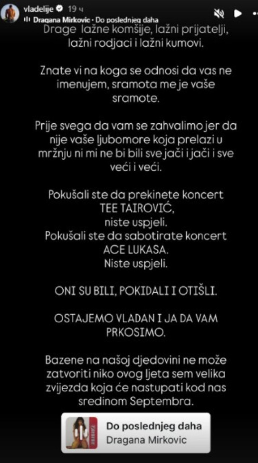 Vladimira Tomovića prijavili policiji, on pobesneo: Sramota me je vaše sramote!