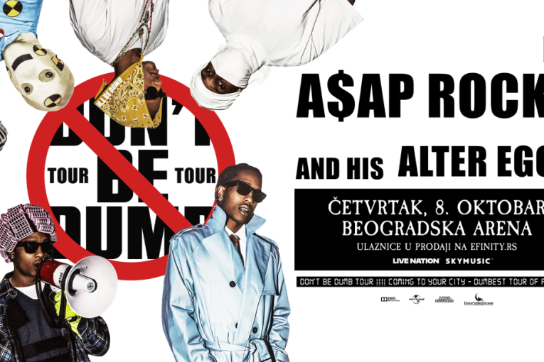 Manje od dva meseca do spektakla u Beogradu: A$AP Rocky stiže 8. oktobra u Beogradsku Arenu!
