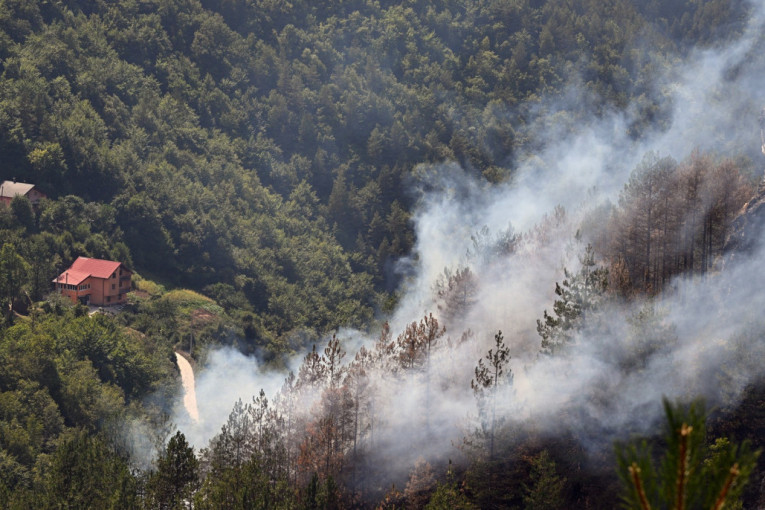 Požar izbio u selu Viča: Opština Lučani uvela zabranu zbog visokih temperatura