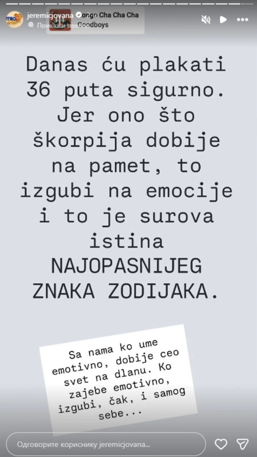 Jovana Jeremić ne može da zadrži suze! Poseban dan za voditeljku: „Danas ću plakati 36 puta“