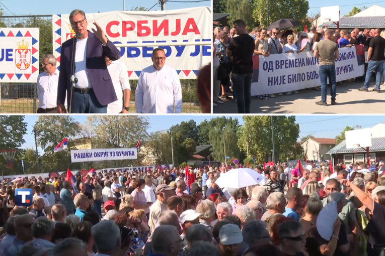 Vučić u Kraljevu: Završene procedure oko mosta na Ibru, 2 miliona je potrebno da se uloži (FOTO/VIDEO)