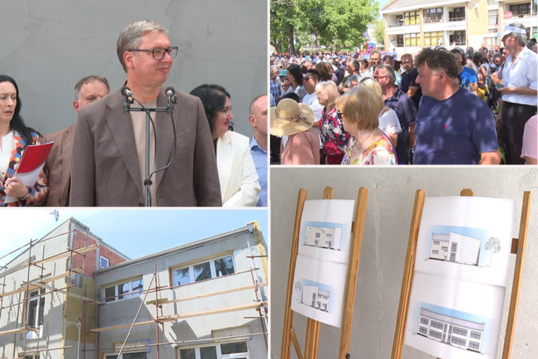 Vučić stigao u Trstenik, razgovara sa narodom: Najavio izgradnju novog mosta! (FOTO/VIDEO)