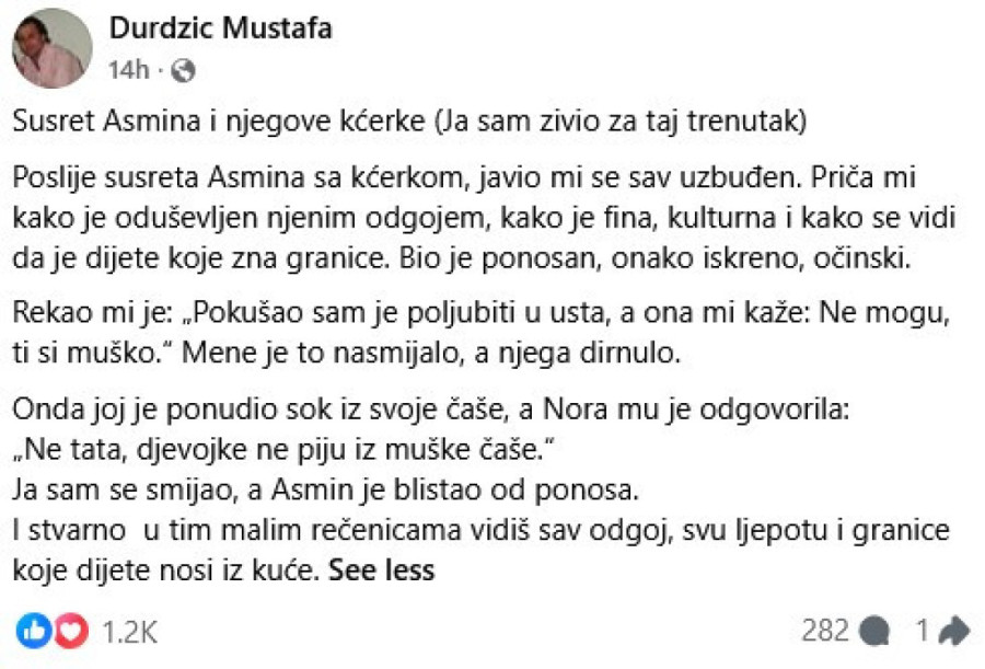Asminovi roditelji umalo doživeli infarkt zbog njegovog susreta s Norom! "Konačno da dete vidi svog tatu!"