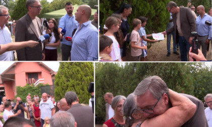 Vučić posetio domaćinstvo porodice Gagić: Krenuli smo da ispunjavamo lokalni put 2,8 kilometara u Lučini i vezu sa Ćićevcem (FOTO/VIDEO)