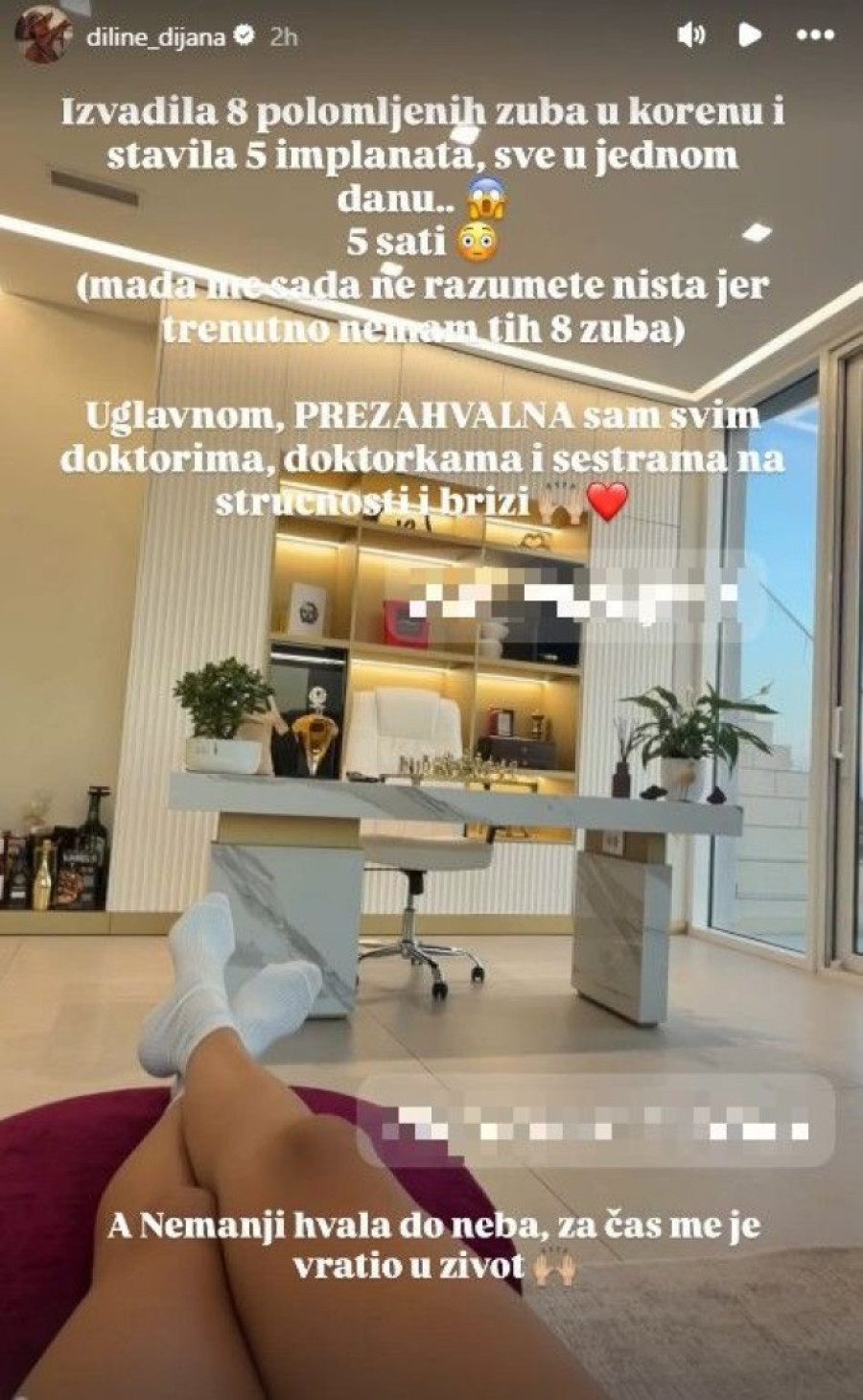 Dijana Dilajn ostala bez osam zuba - evo šta se dešava: Trajalo je satima! (FOTO)