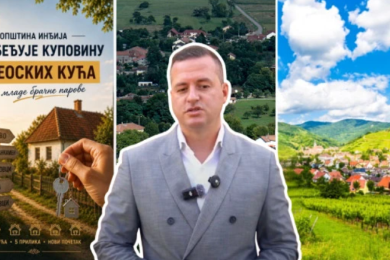 Opština Inđija raspisala konkurs za podršku mladima za kupovinu kuće na selu: Evo koja su sredstva u pitanju i ko može da konkuriše