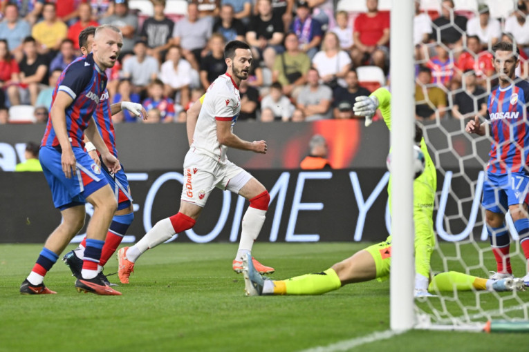 Viktorija - Crvena zvezda 1:1: Srpski tim uspešno brani prednost sa Marakane!