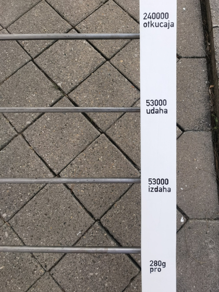 240.000 otkucaja, 53.000 udaha, 53.000 izdaha... Izložba "Mere tela" u Muzeju savremene umetnosti (FOTO)