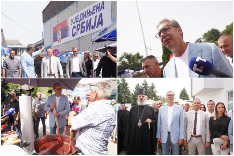 Vučić održao emotivan govor u Osečini: Hoće zapadnjaci da nam kažu da smo jedini krivci, da nad nama zločina nije bilo! (FOTO/VIDEO)