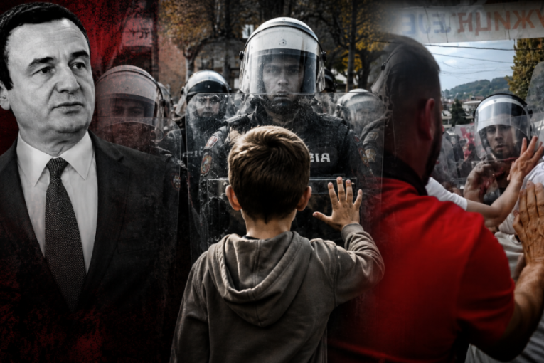 Nije ih džabe podržao Aljbin Kurti: Blokaderi šiptarskim metodama zloupotrebe dece protiv srpske policije i građana