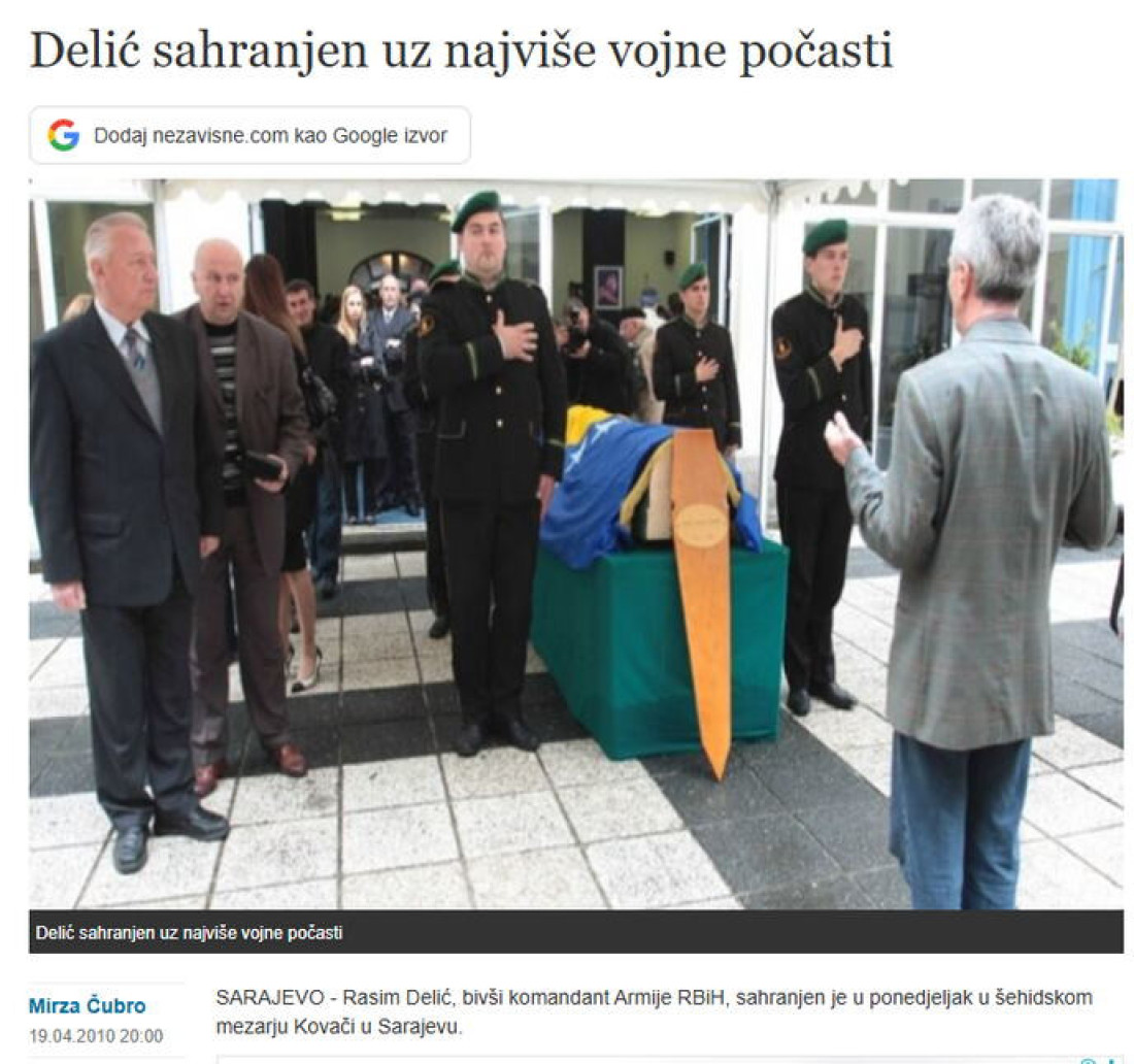 Dvostruki aršini SDP-a BiH: Podnose prijave zbog Mladića, a odavali počast osuđenom Rasimu Deliću (FOTO)