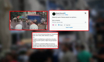 Kamenice, uvrede i jezive kletve nakon skupa u Užicu: Blokaderi građanima poželeli smrt