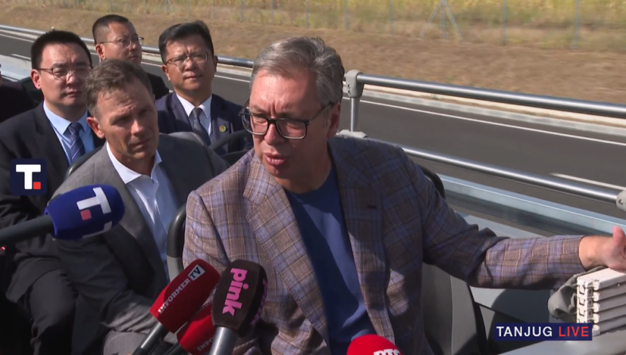 Predsednik Vučić otvorio ključnu deonicu Dunavskog koridora: Ovo je istorija! (FOTO/VIDEO)