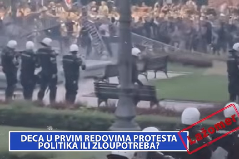 Lažomer: Deca u prvim redovima protesta - politika ili zloupotreba?