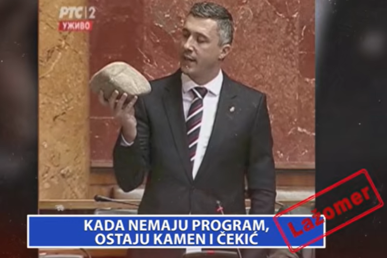 Lažomer: Kada nemaju program, ostaju kamen i čekić (VIDEO)
