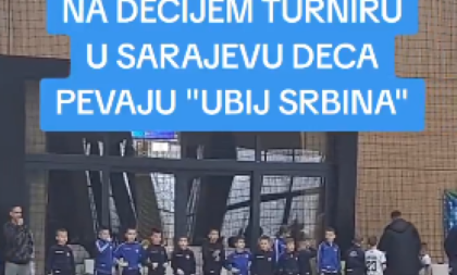Jezivo u Sarajevu: Deca na turniru skandiraju „Ubij Srbina“ – od malih nogu ih uče da mrze i ubijaju Srbe?!