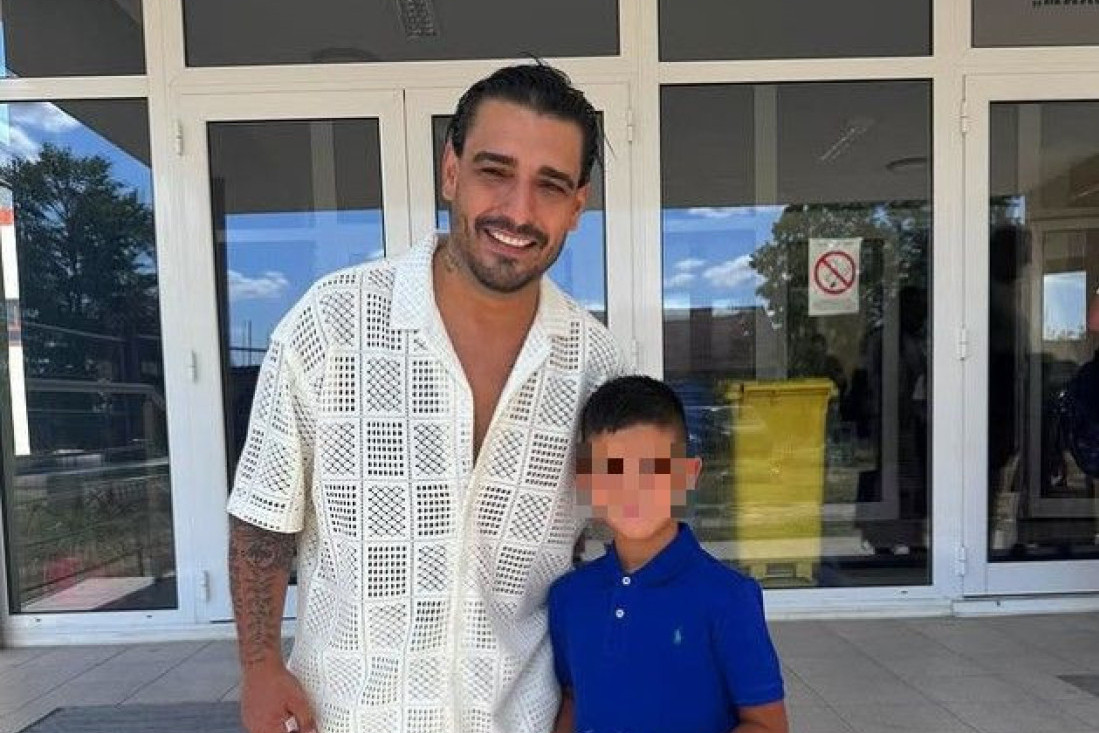 Darko Lazić ispratio sina u prvi razred: Pevač puca od ponosa! (FOTO)
