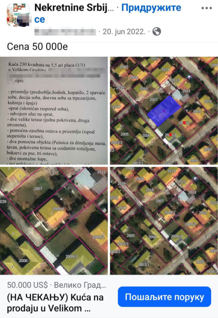 Kuću nudio za 50.000 evra, a navodno nije bila njegova: Komšije otkrile šta je prethodilo krvavom zločinu u Velikom Gradištu