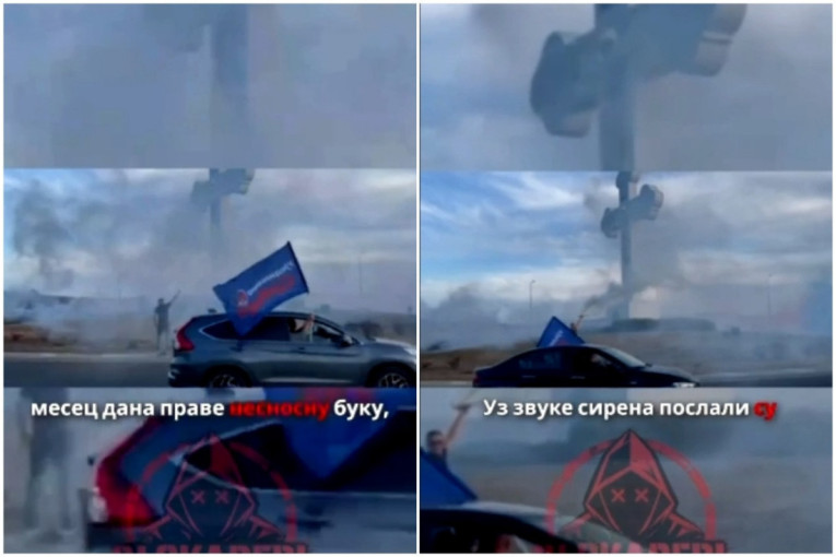 Kragujevčani digli glas protiv blokada: Stotine automobila sa trobojkama prošle gradom (VIDEO)