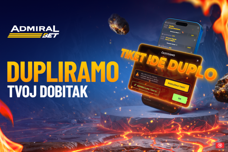 Admiralbet već duplira dobitke - da li je sledeći tiket vaš?