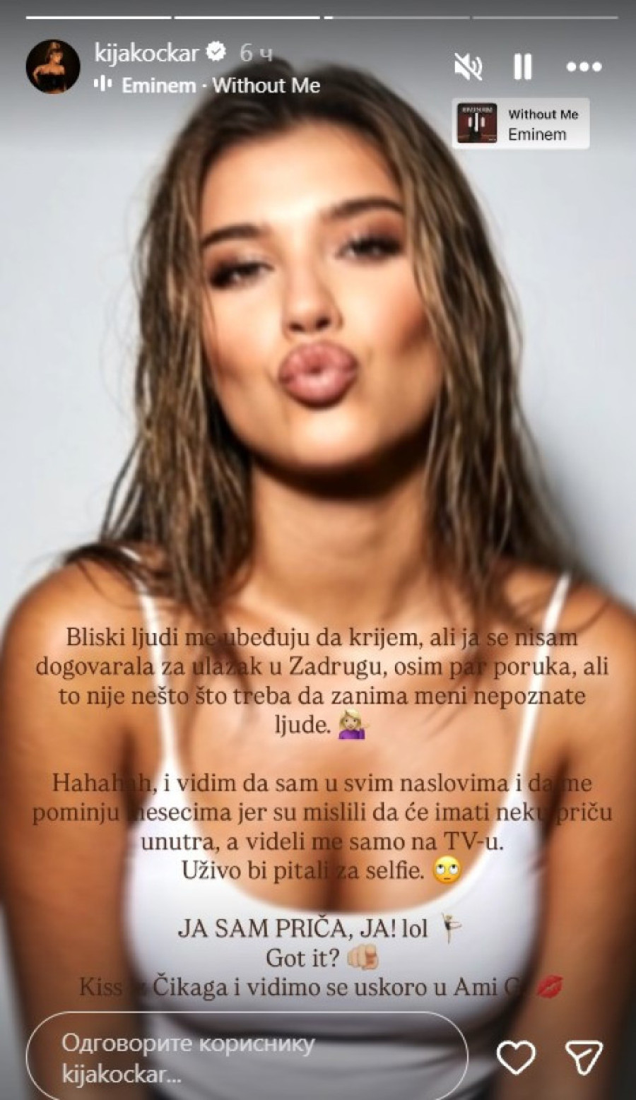 Kija Kockar se oglasila pred Elitu 10, progovorila o ulasku: Bliski ljudi me ubeđuju!