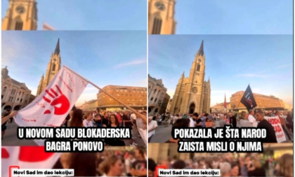 Novi Sad ogolio blokaderski debakl: Dok pristojna Srbija bira mir, oni već spremaju alibi za poraz na izborima (VIDEO)