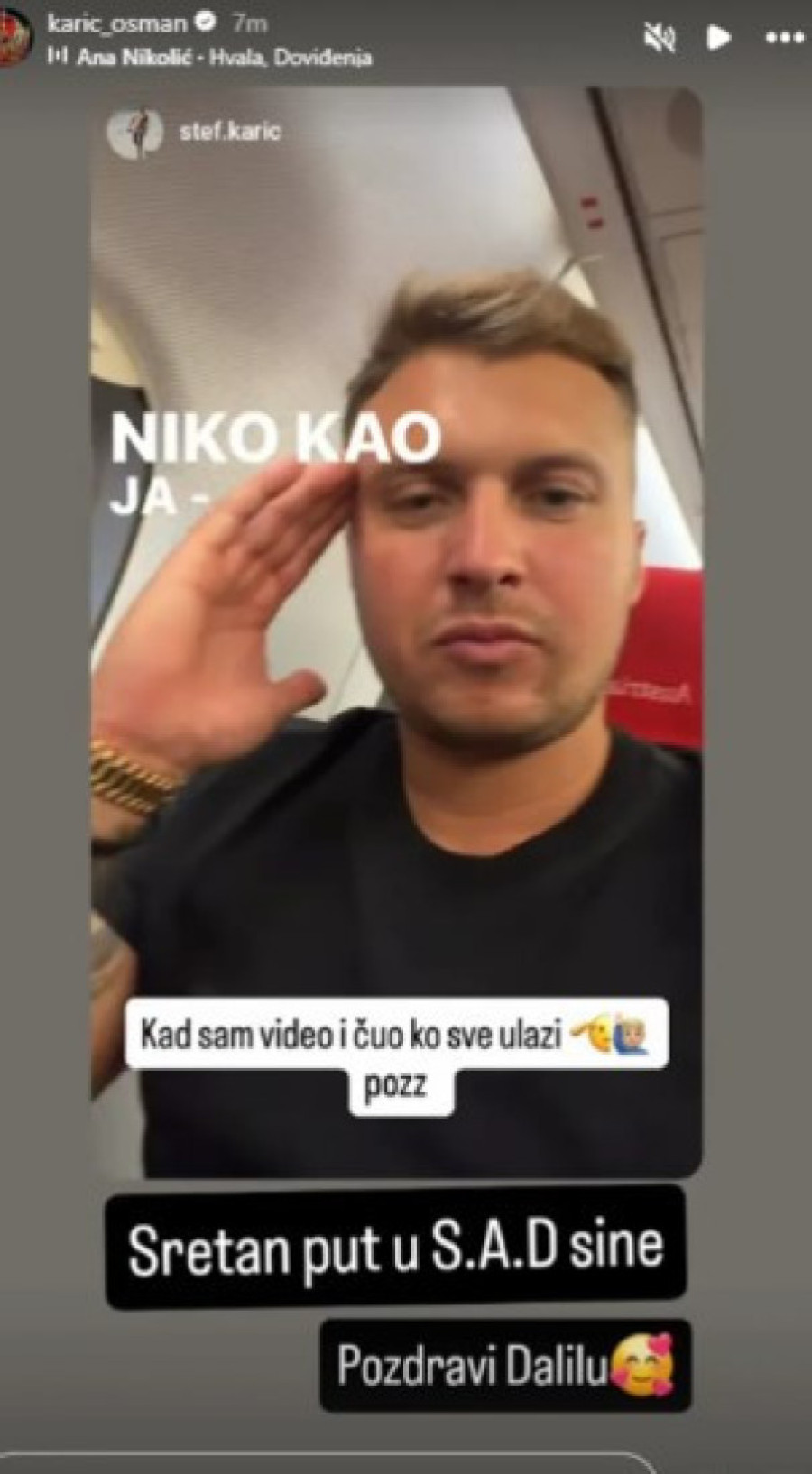 Stefan Karić odustao od Elite 10?! Oglasio se iz aviona: "Kad sam video i čuo ko sve ulazi..."