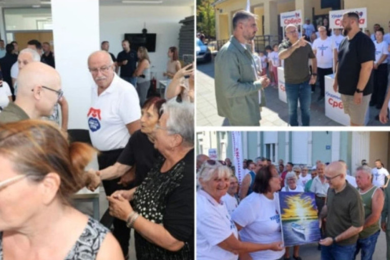 Vučević obišao Kovilj, Budisavu i Kać, okupljenim građanima poručio: Država nije igračka