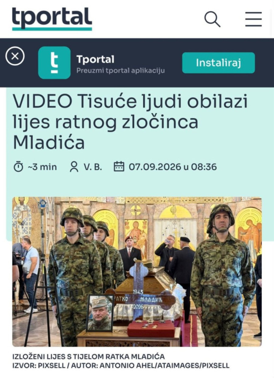 Ovo je jezivo! Pogledajte šta mediji u regionu pišu o sahrani Ratka Mladića (FOTO)