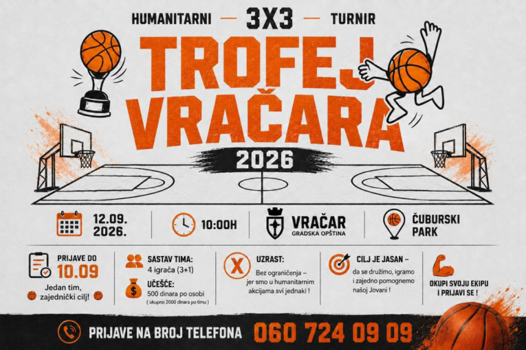 Vračar igra za Jovanu: Posle teške nesreće, komšije se ujedinjuju – svaki koš je pomoć za njen oporavak!