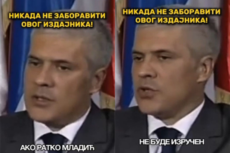 "Svake sekunde moramo da radimo na tome": Pogledajte šta je Tadić govorio o hapšenju Ratka Mladića (VIDEO)