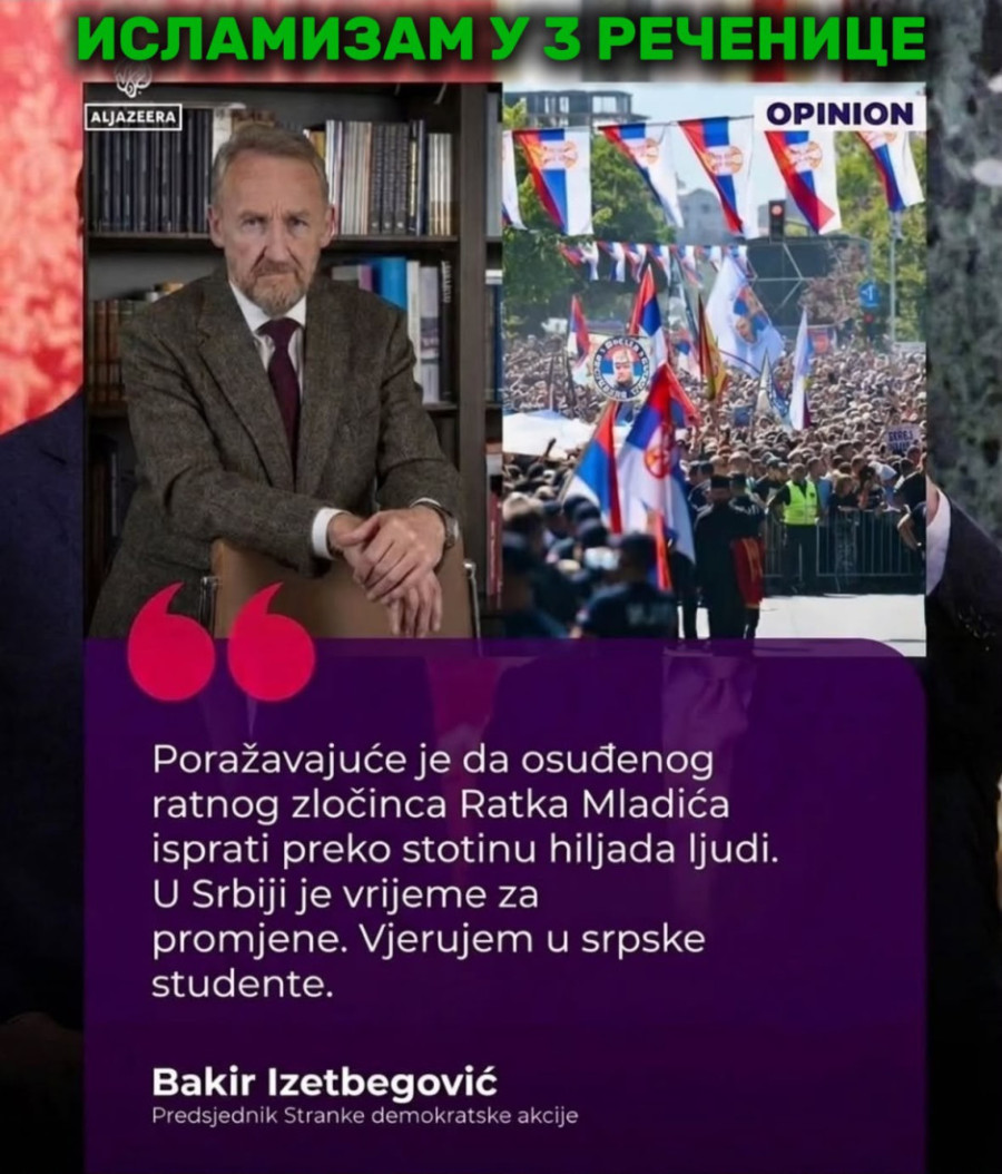 Protiv srpskog naroda podigli se svi neprijatelji u regionu: Podršku blokaderima pružio i Bakir Izetbegović